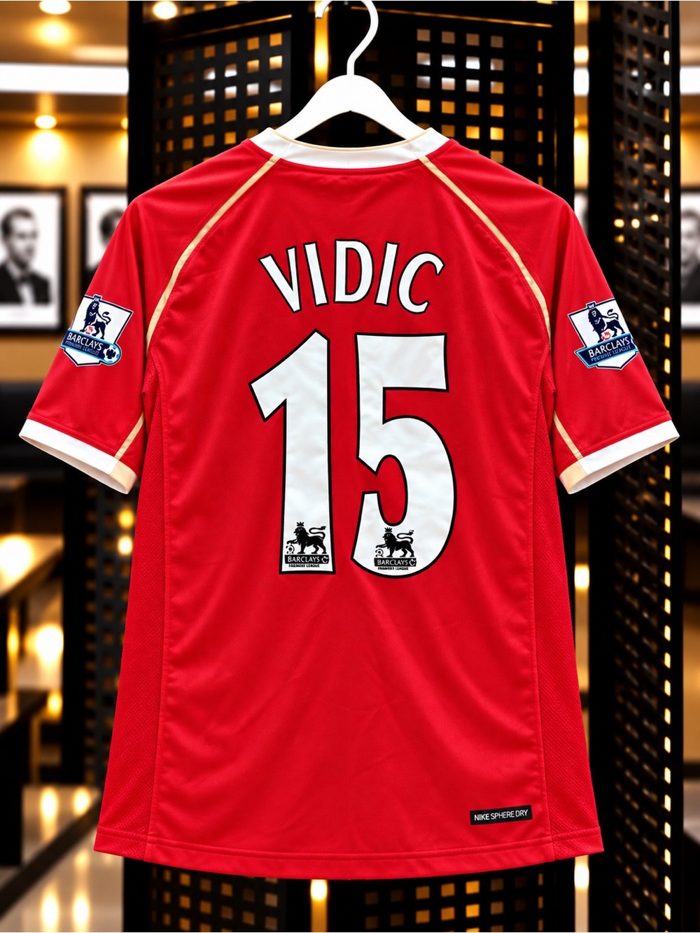 Visit Manchester United Retro Soccer Jersey